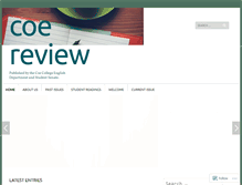 Tablet Screenshot of coereview.org